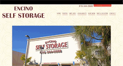 Desktop Screenshot of encinoselfstorage.com
